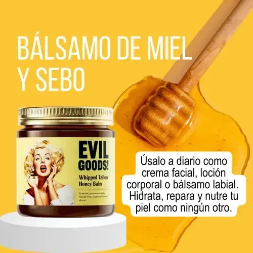 Bálsamo Evil Goods Cebo De Res Rejuvenece, hidrata y repara profundamente