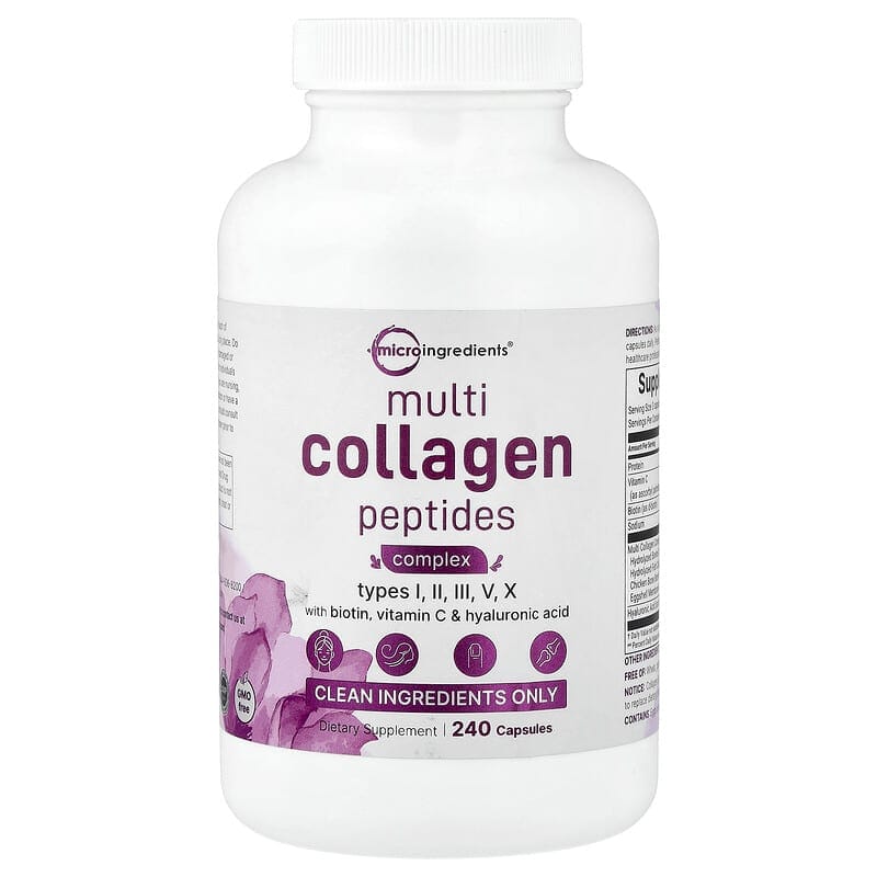 Multi collagen complex women: Regeneración total con 5 tipos de colágeno