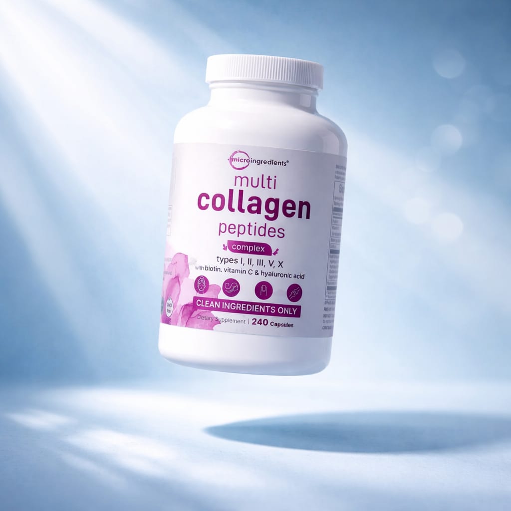 Multi collagen complex women: Regeneración total con 5 tipos de colágeno