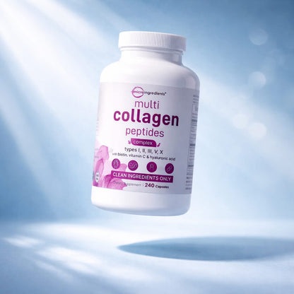Multi collagen complex women: Regeneración total con 5 tipos de colágeno