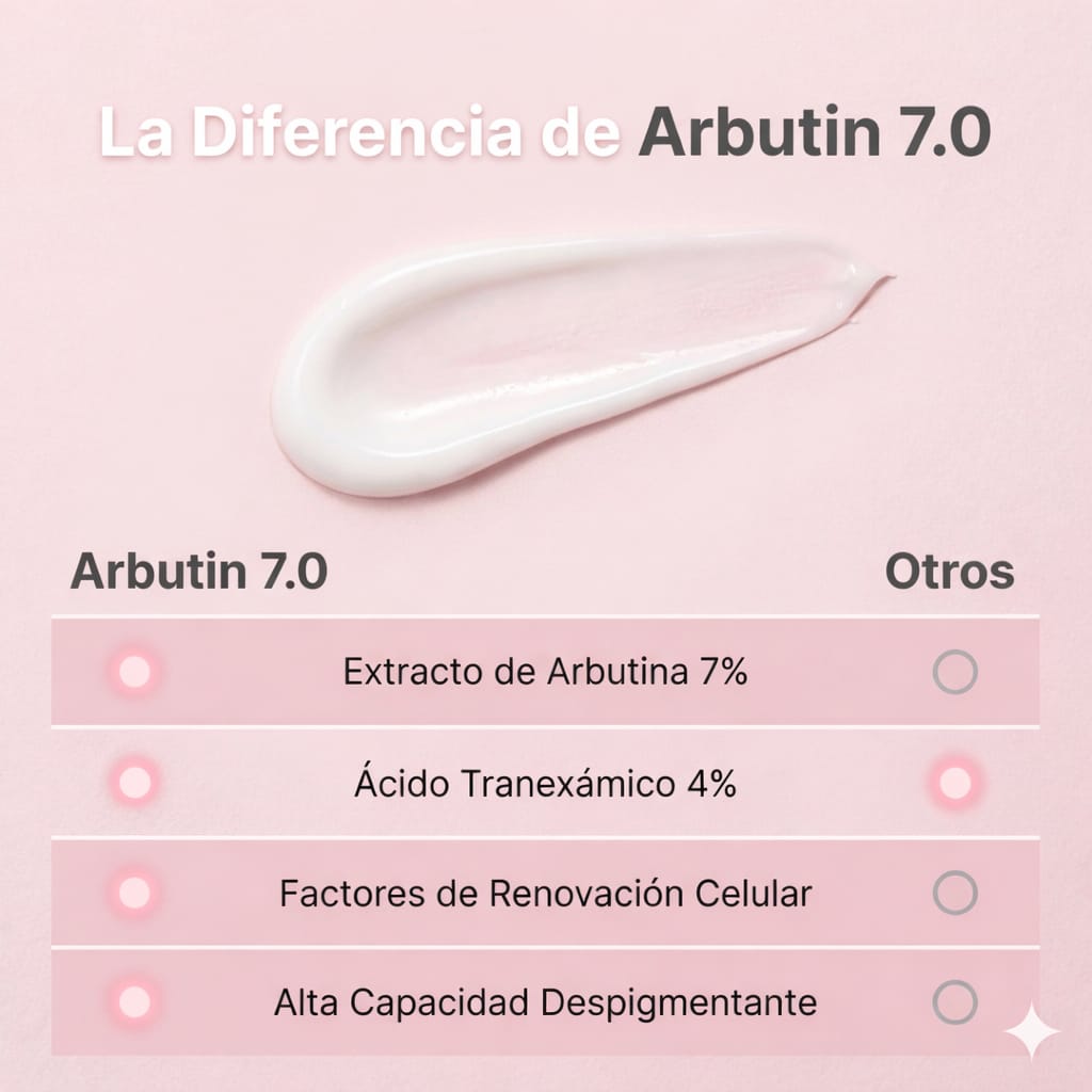 Arbutin 7.0 Txa 4.0 Cream Aclara manchas y mejora tu piel